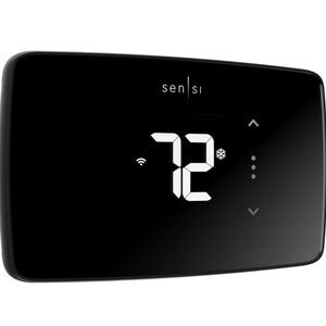 Sensi Lite Smart Thermostat, Data Privacy, Programmable, Wi-Fi, Easy DIY, Works